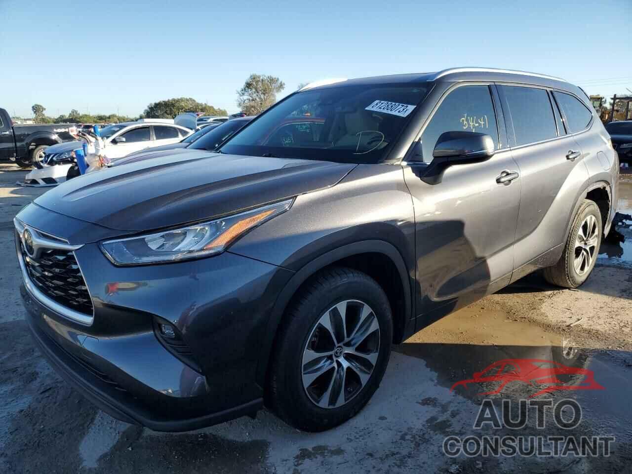 TOYOTA HIGHLANDER 2020 - 5TDGZRAH5LS016015