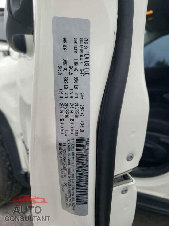 JEEP COMPASS 2017 - 3C4NJDAB9HT658022