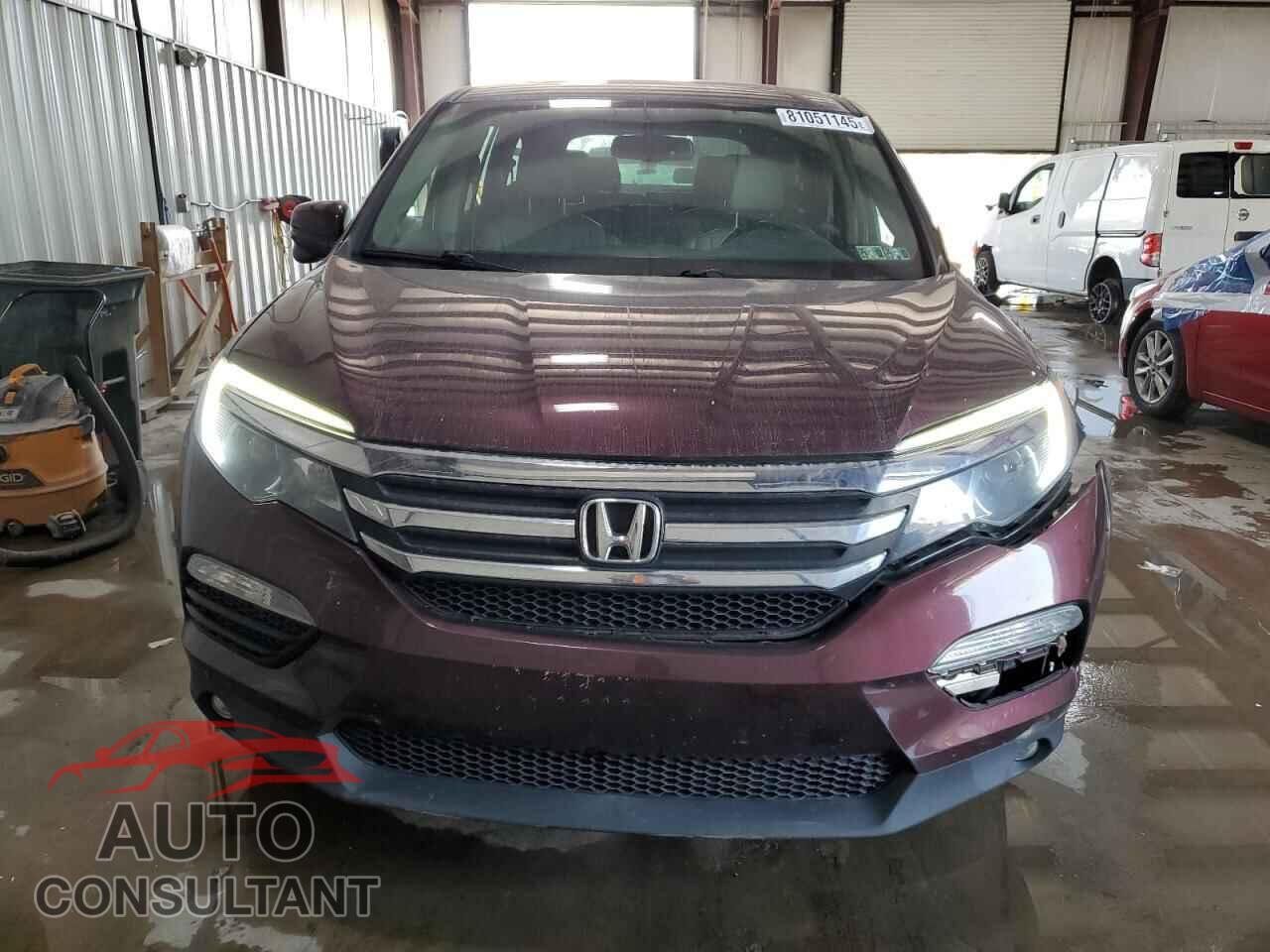 HONDA PILOT 2017 - 5FNYF6H54HB065404