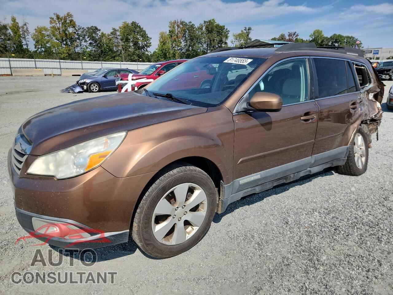 SUBARU OUTBACK 2011 - 4S4BRBCC1B3438071