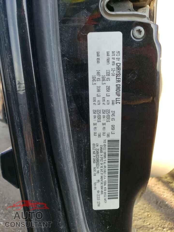 DODGE CARAVAN 2011 - 2D4RN3DGXBR626314