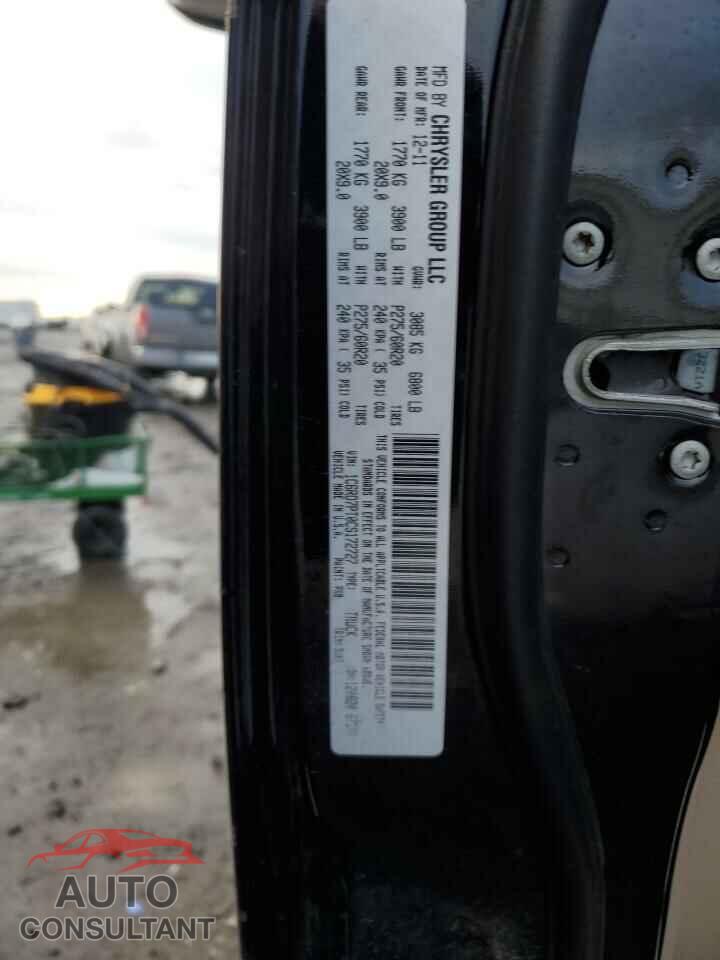 DODGE RAM 1500 2012 - 1C6RD7PT0CS172727