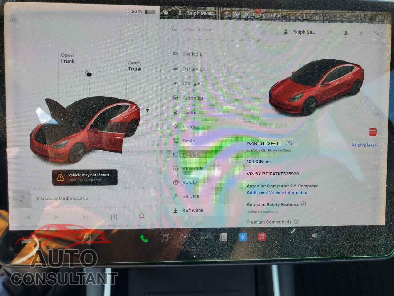 TESLA MODEL 3 2019 - 5YJ3E1EA7KF325920