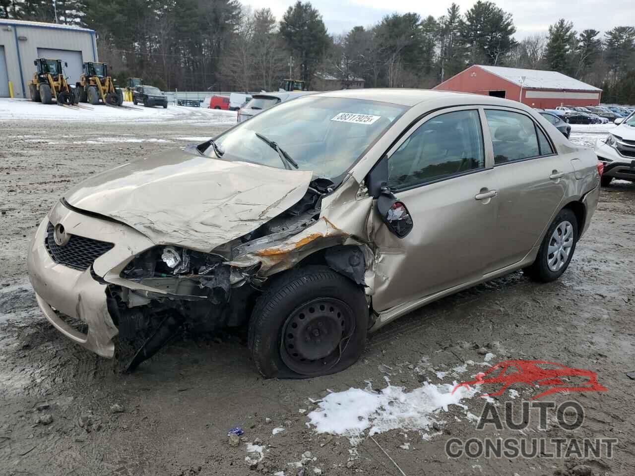 TOYOTA COROLLA 2009 - 1NXBU40E89Z065437