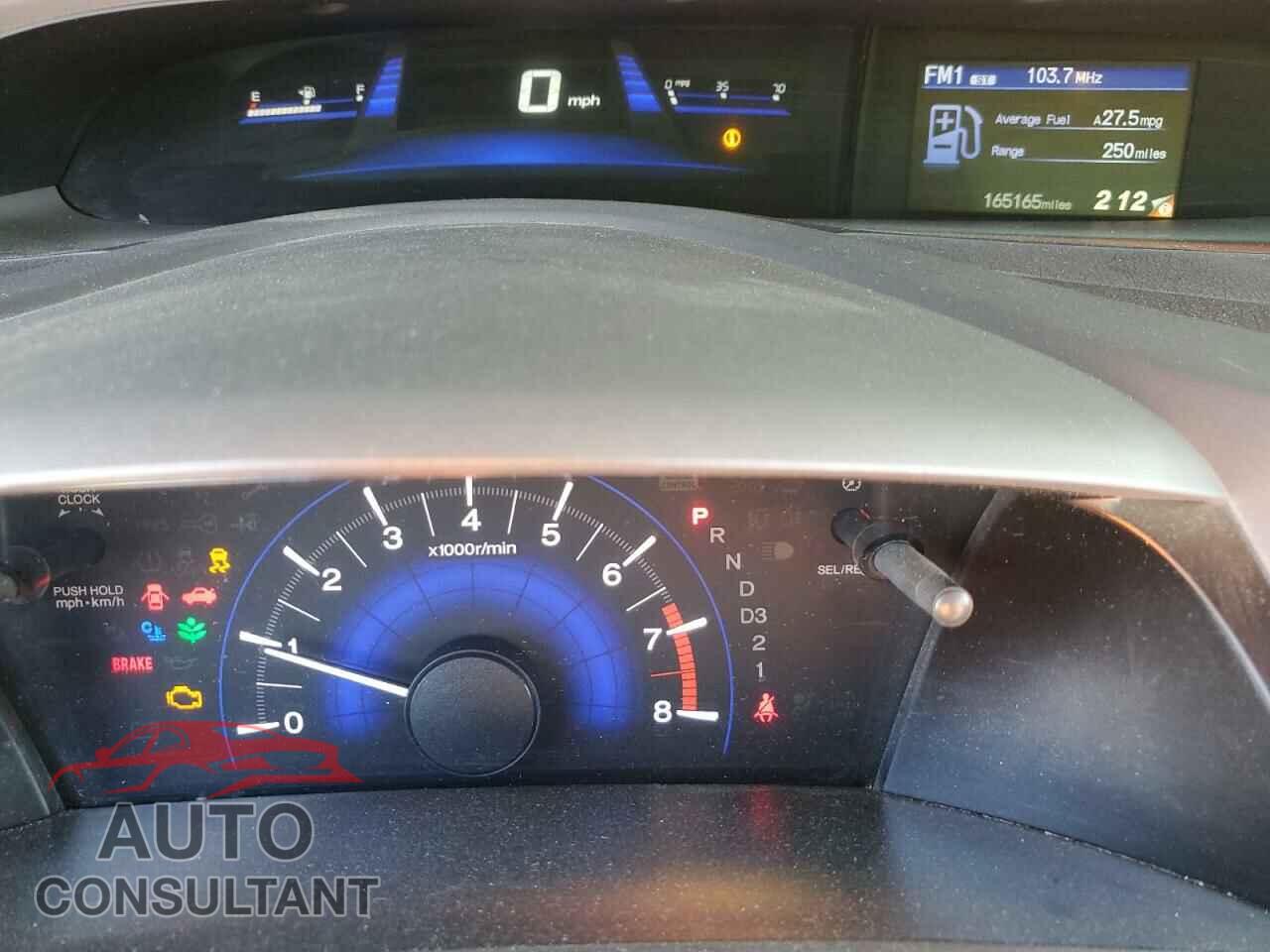 HONDA CIVIC 2012 - 19XFB2F50CE352395