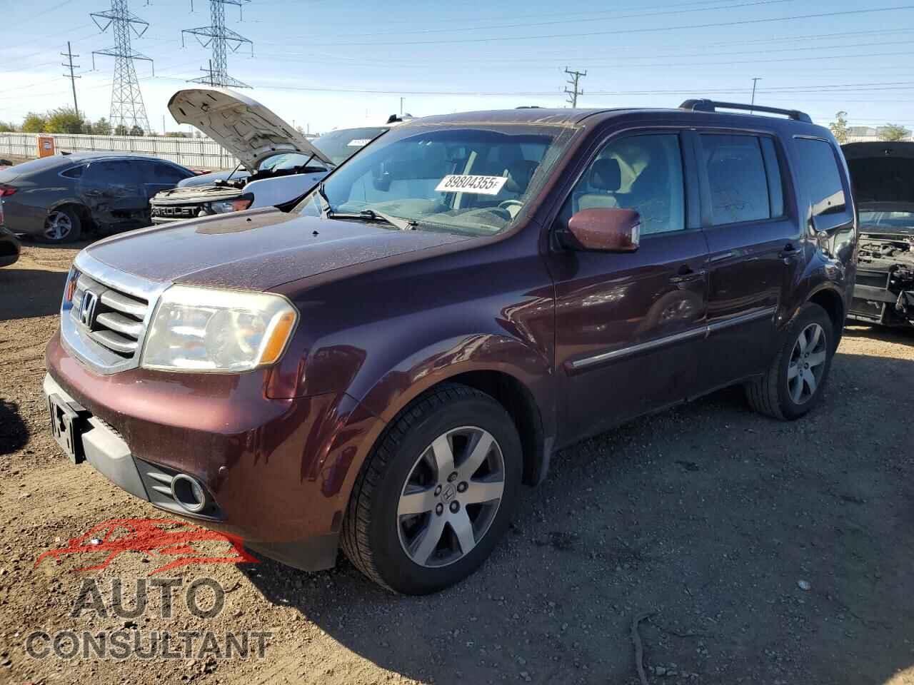 HONDA PILOT 2012 - 5FNYF4H96CB019833