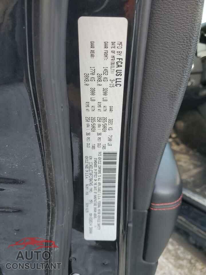 DODGE DURANGO 2015 - 1C4SDJCT0FC784745