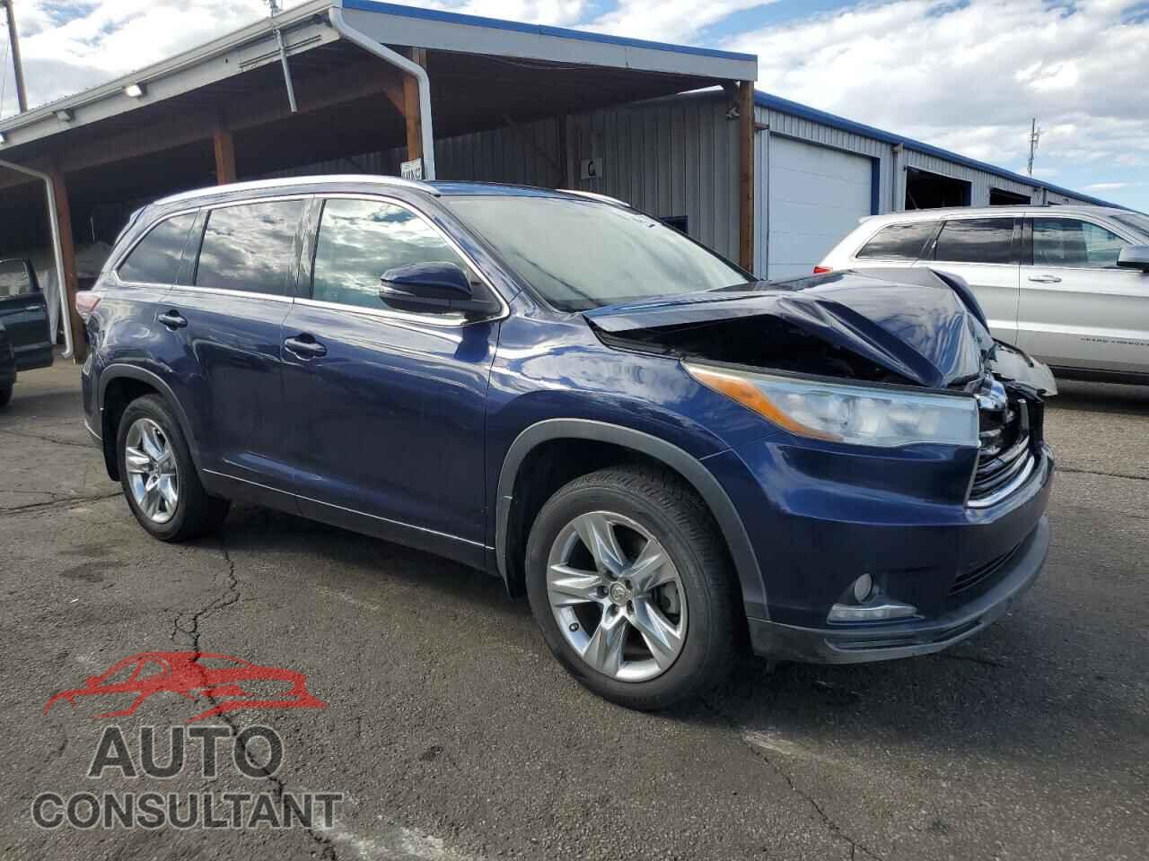 TOYOTA HIGHLANDER 2014 - 5TDDKRFH7ES053473
