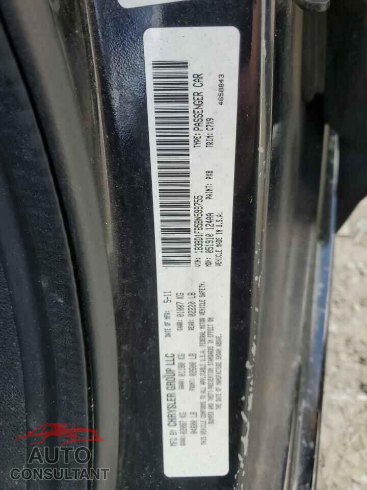 DODGE AVENGER 2011 - 1B3BD1FB5BN599755