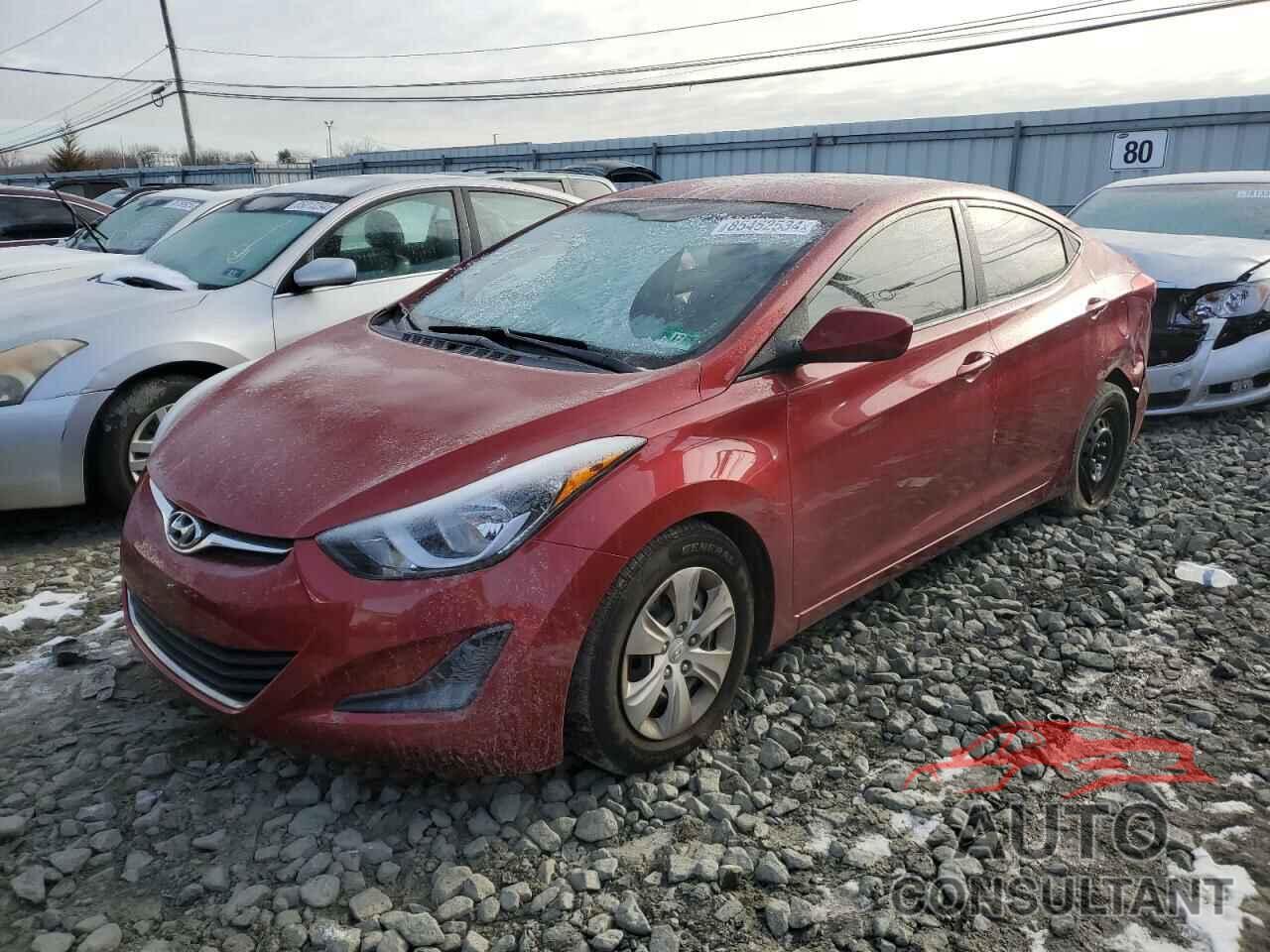 HYUNDAI ELANTRA 2016 - 5NPDH4AEXGH787208