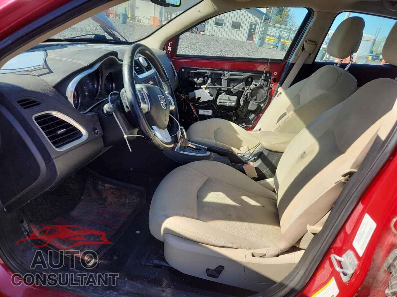 DODGE AVENGER 2012 - 1C3CDZCB4CN153656