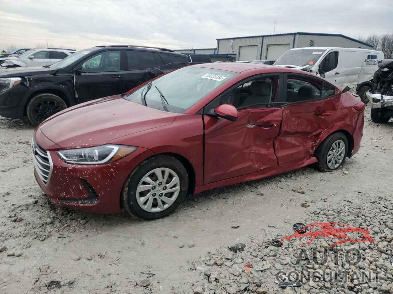 HYUNDAI ELANTRA 2017 - KMHD74LF1HU189410