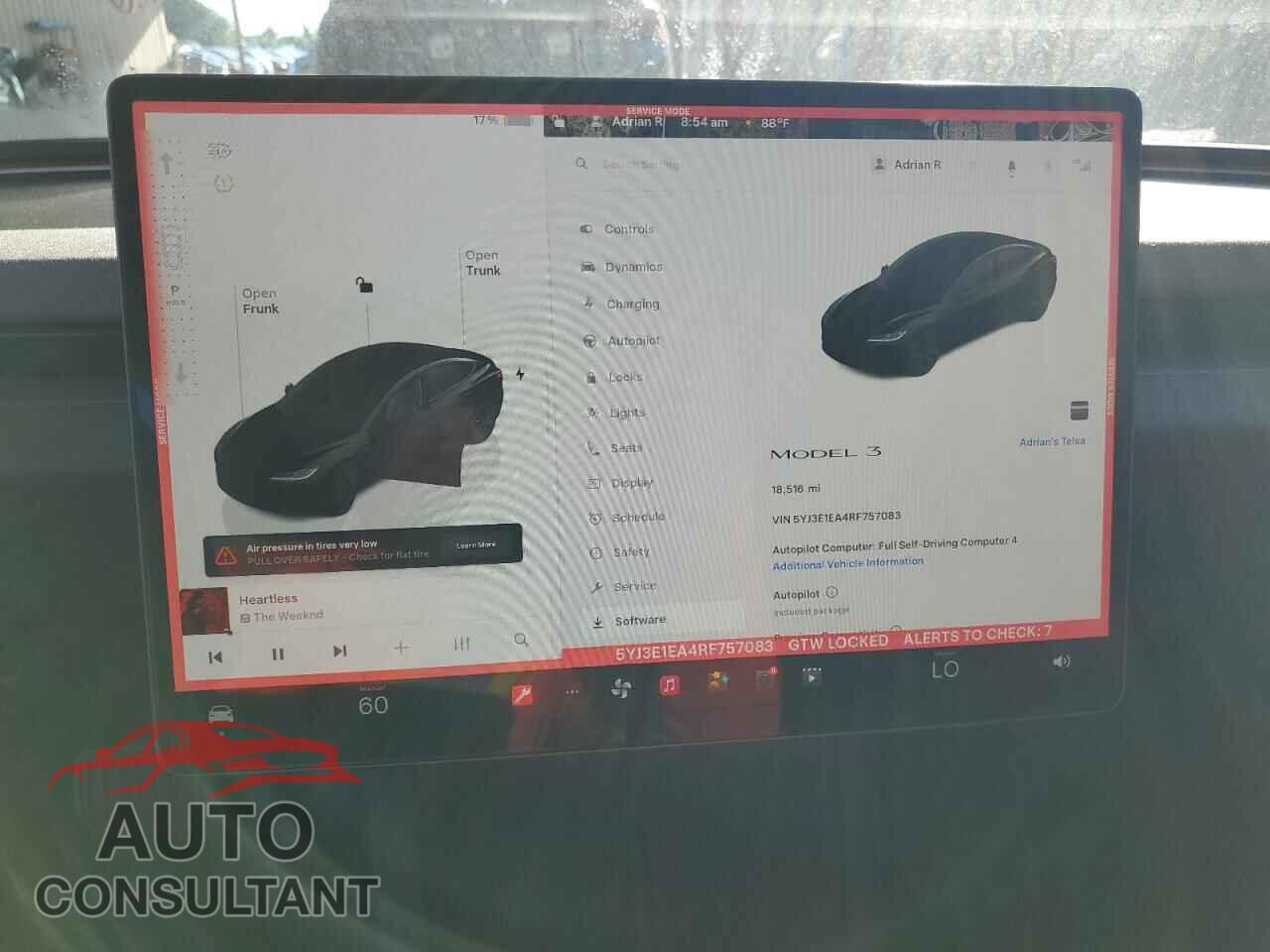 TESLA MODEL 3 2024 - 5YJ3E1EA4RF757083