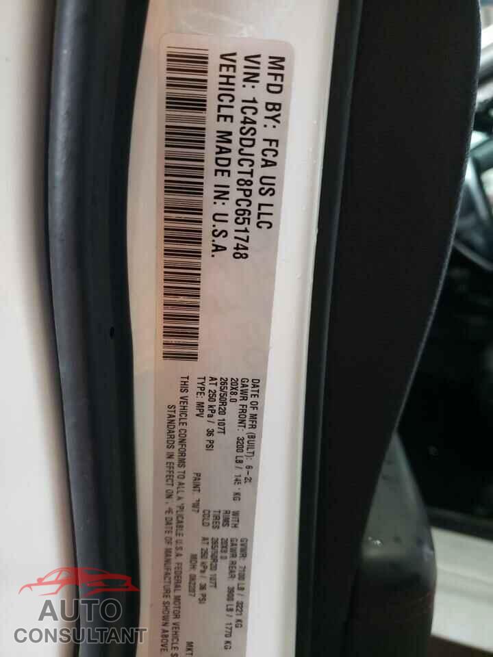 DODGE DURANGO 2023 - 1C4SDJCT8PC651748