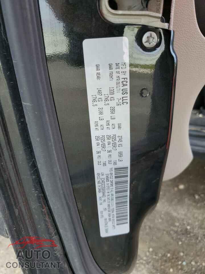 DODGE CARAVAN 2016 - 2C4RDGCG5GR384483