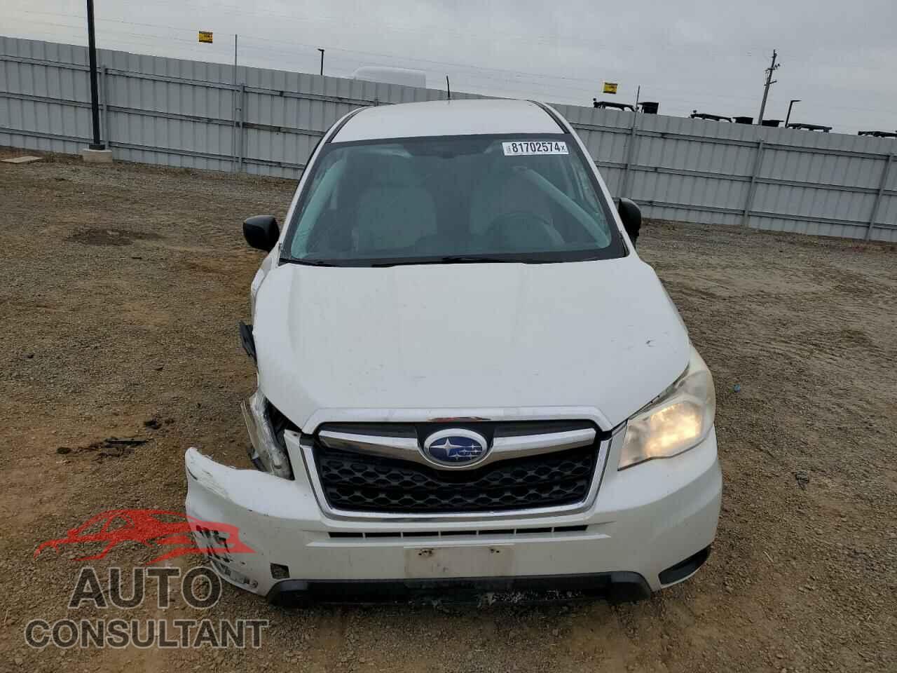 SUBARU FORESTER 2015 - JF2SJAAC1FH568614