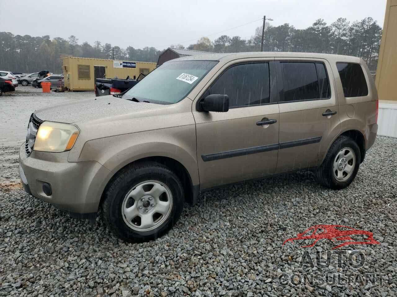 HONDA PILOT 2009 - 5FNYF38269B025251