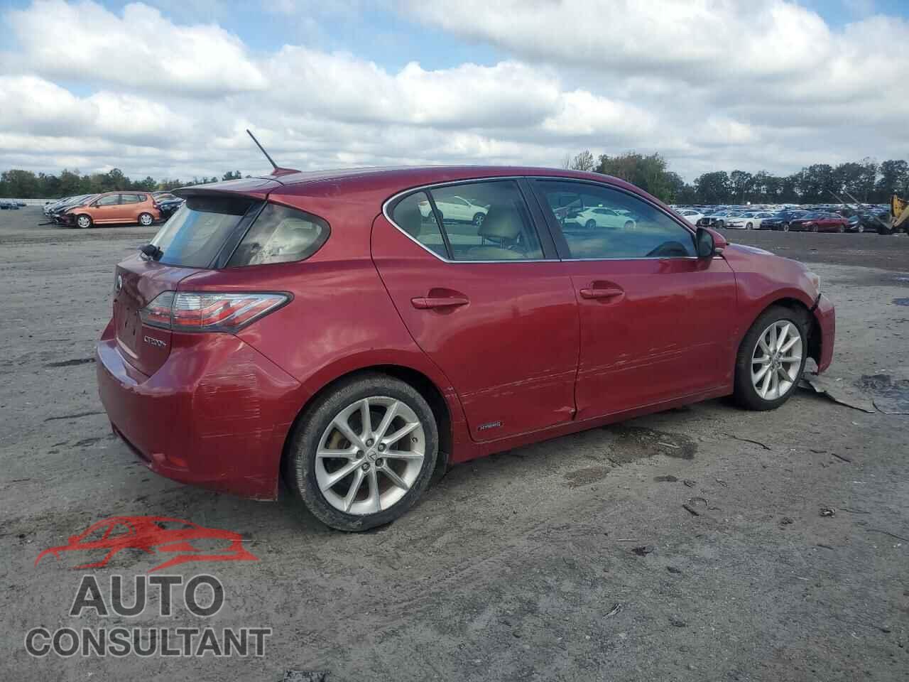 LEXUS CT 200 2012 - JTHKD5BH9C2115149