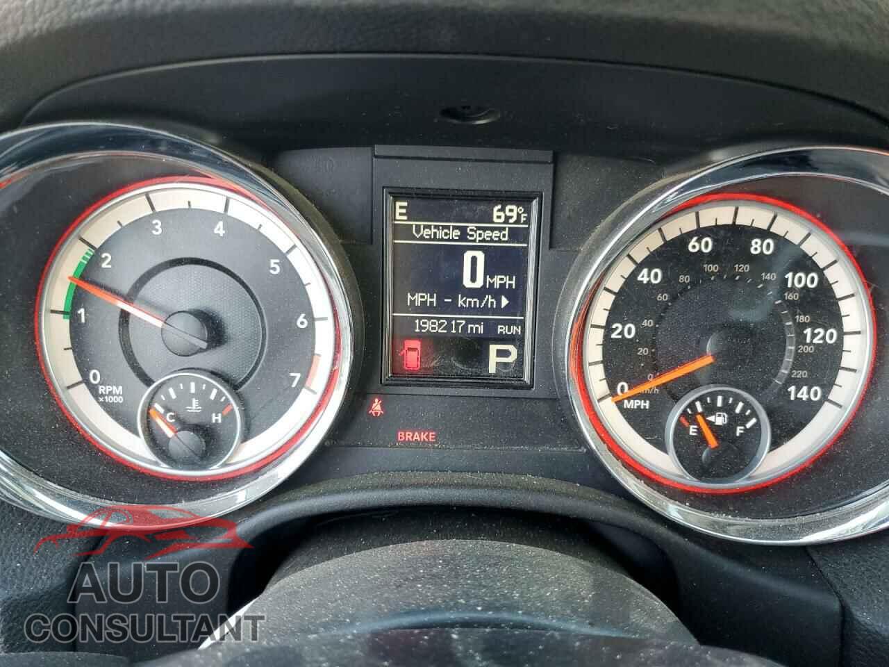 DODGE DURANGO 2012 - 1C4RDHDGXCC110641
