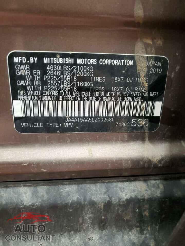 MITSUBISHI ECLIPSE 2020 - JA4AT5AA5LZ002580