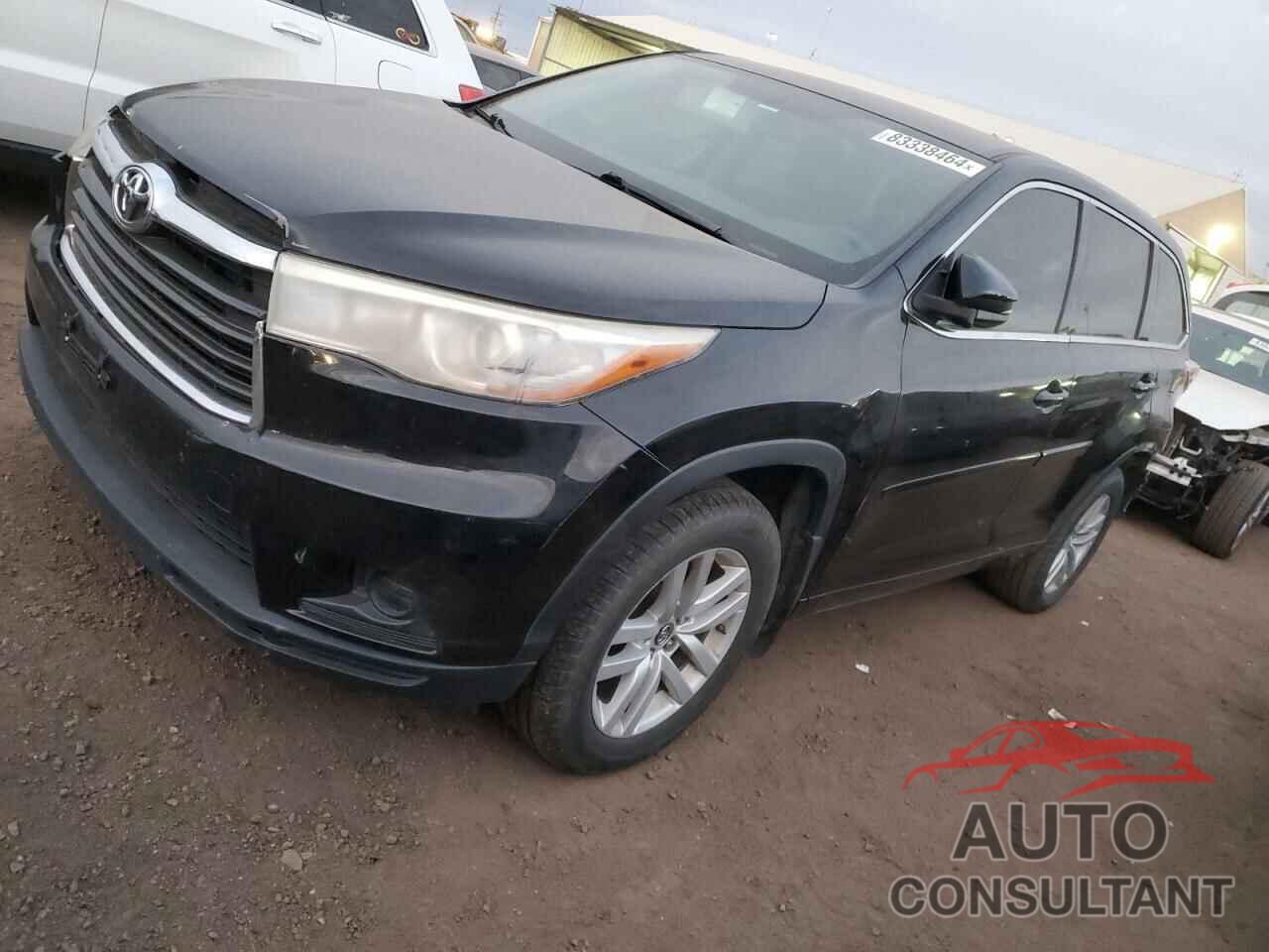 TOYOTA HIGHLANDER 2016 - 5TDBKRFH9GS297135