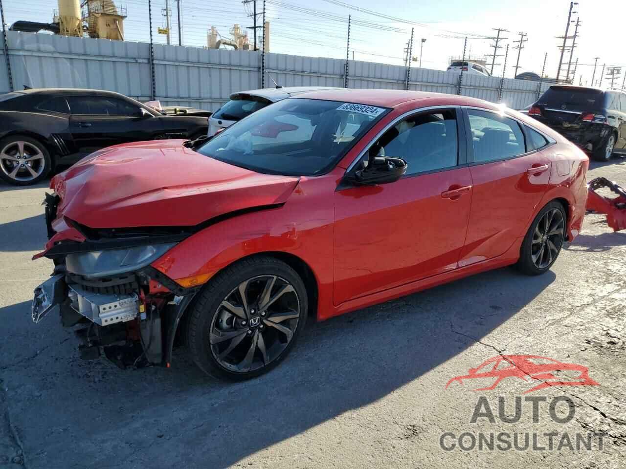 HONDA CIVIC 2019 - 2HGFC2F82KH508660