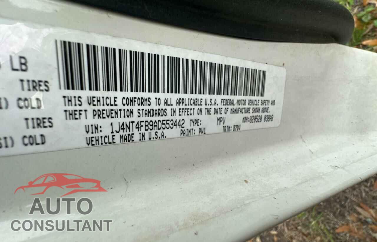 JEEP COMPASS 2010 - 1J4NT4FB9AD553442