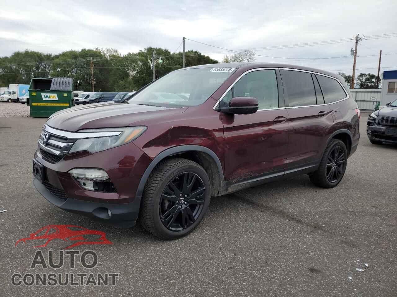 HONDA PILOT 2017 - 5FNYF6H55HB057263