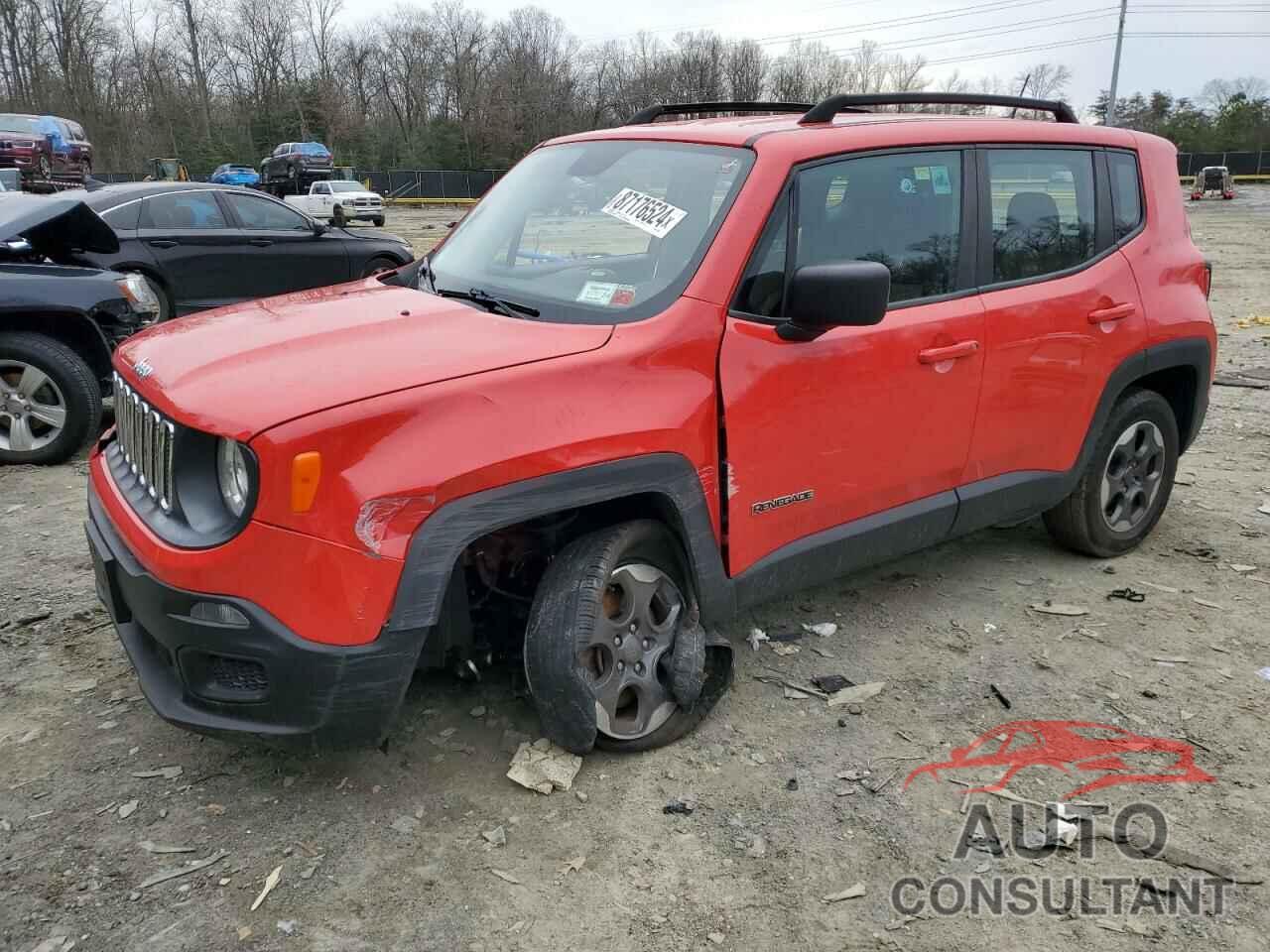 JEEP RENEGADE 2016 - ZACCJBAT2GPD09388