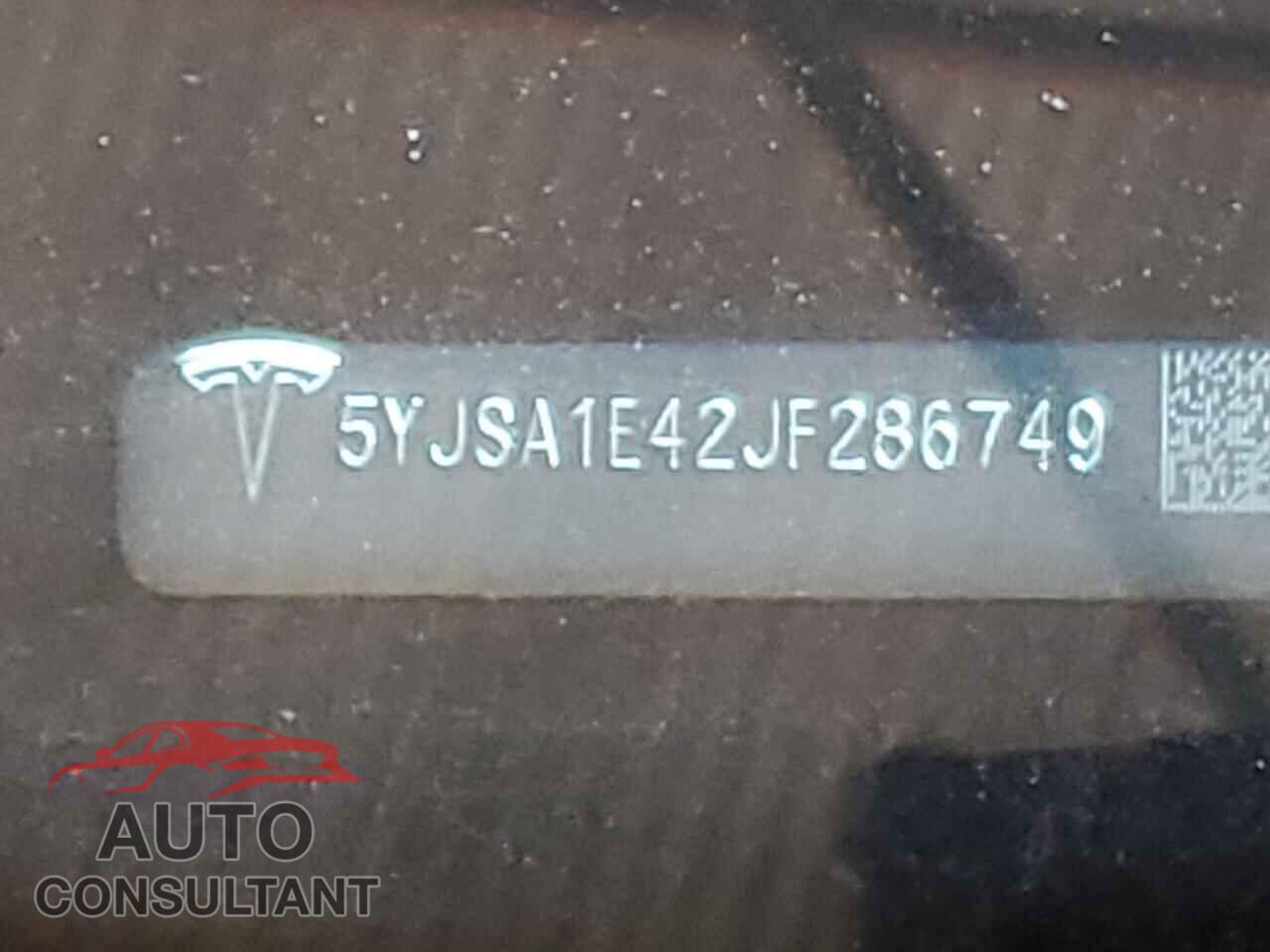 TESLA MODEL S 2018 - 5YJSA1E42JF286749