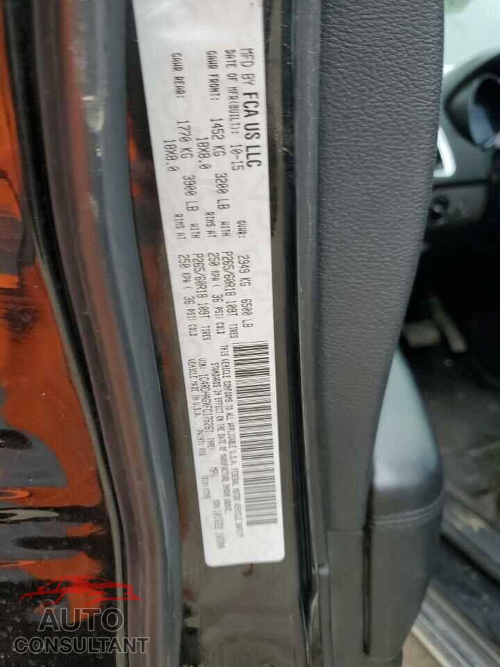 DODGE DURANGO 2015 - 1C4RDHAGXFC176261