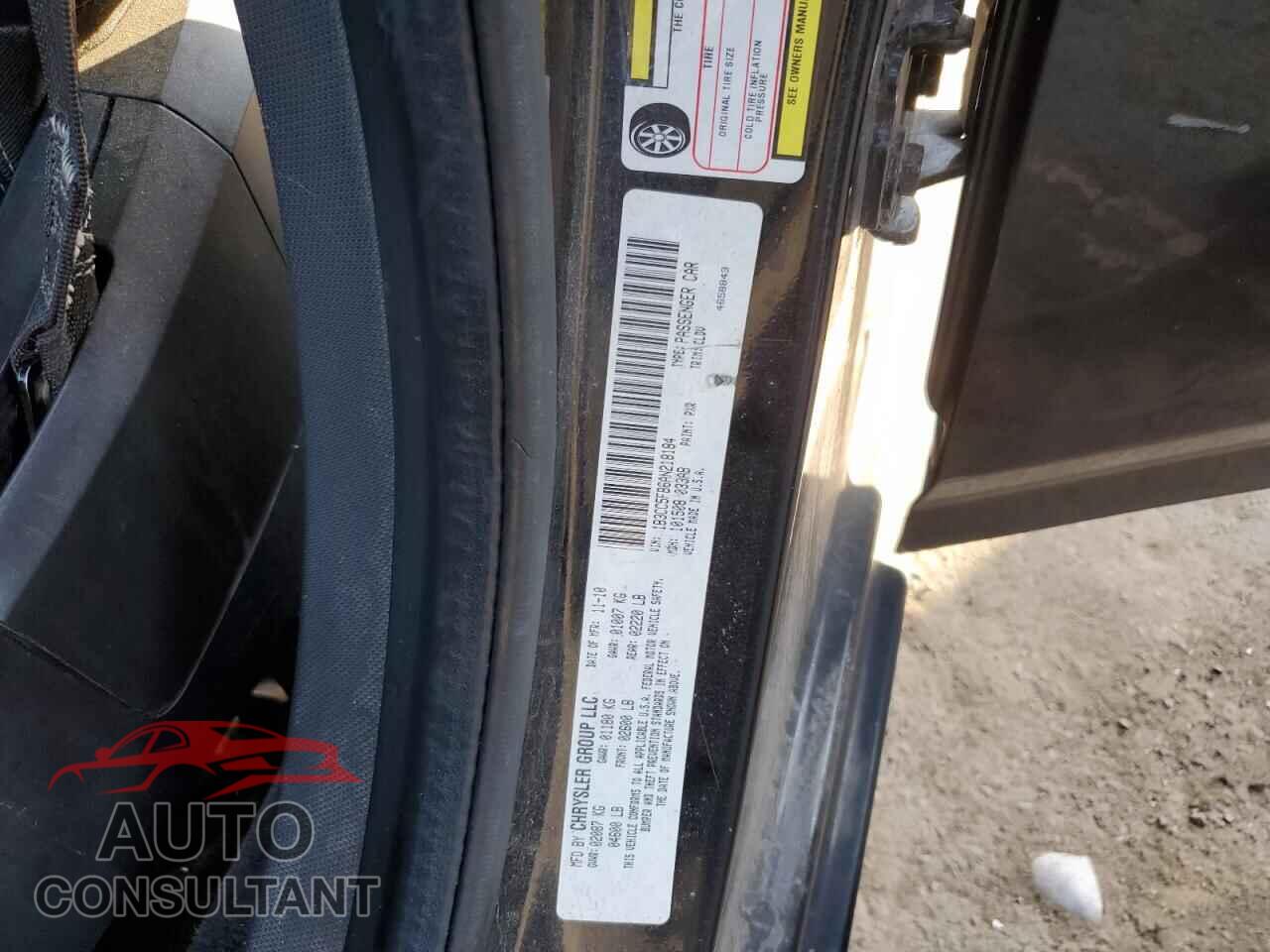 DODGE AVENGER 2010 - 1B3CC5FB6AN218184