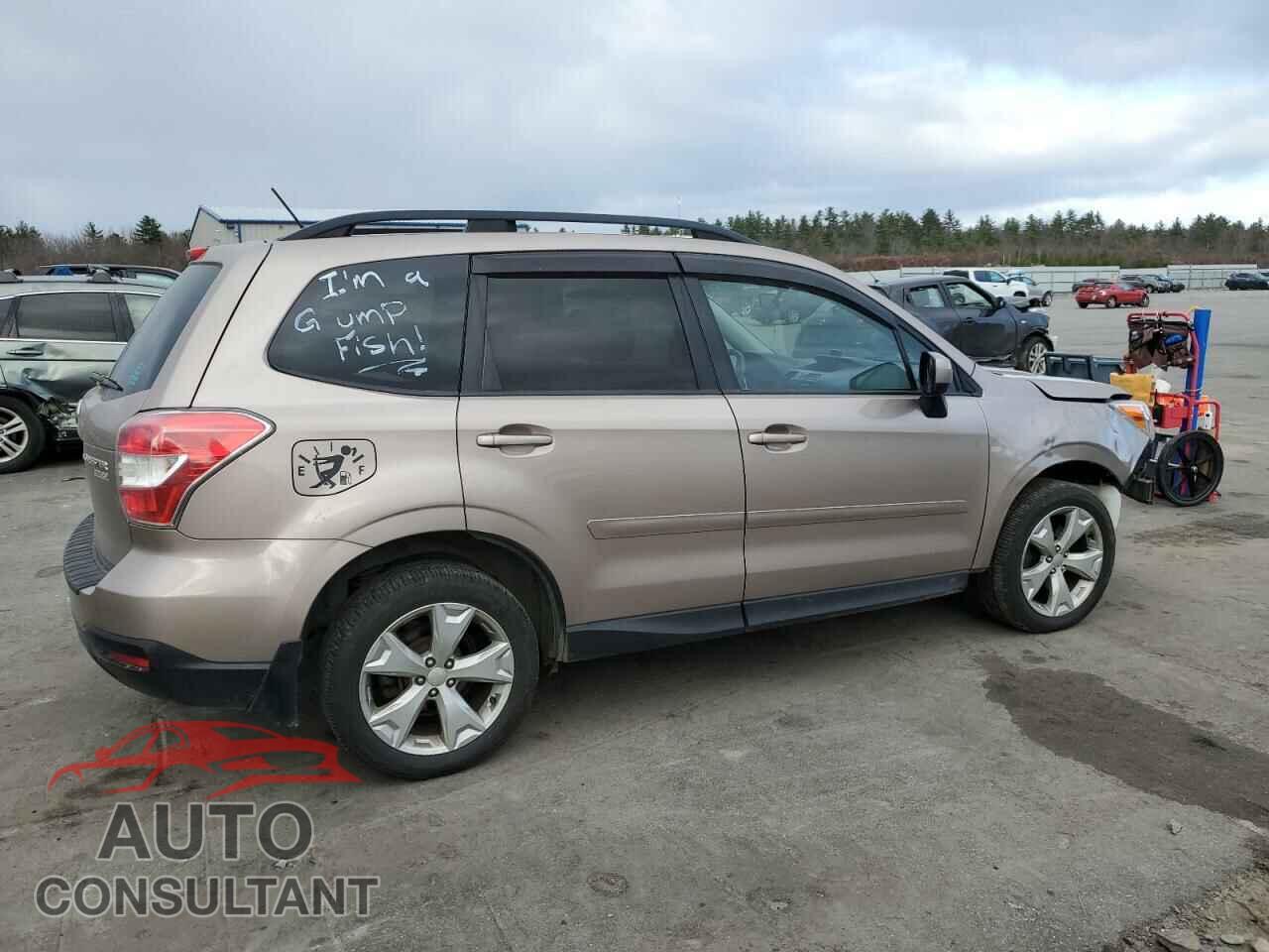 SUBARU FORESTER 2015 - JF2SJADC9FH588492