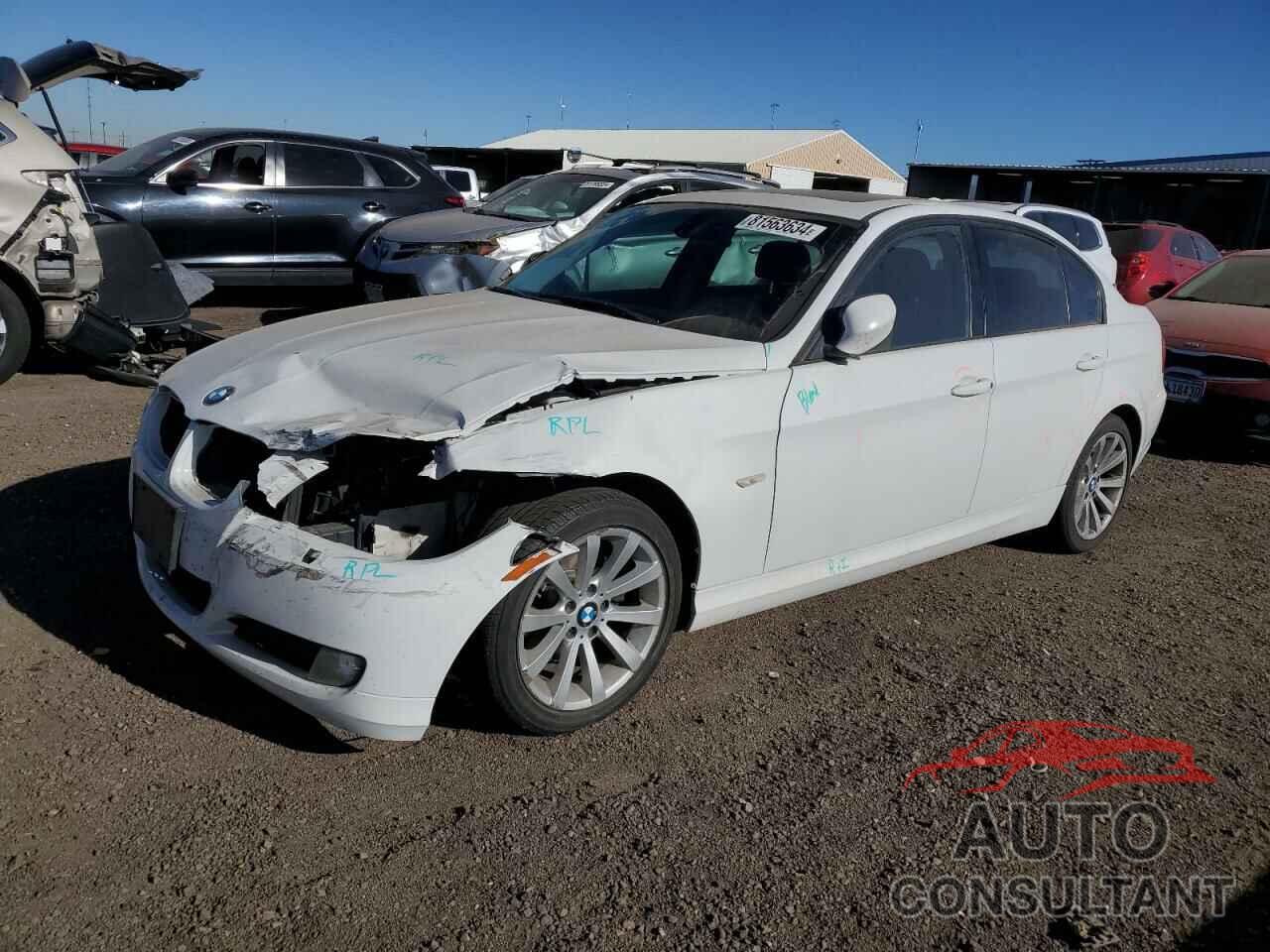 BMW 3 SERIES 2011 - WBAPK7C51BA817304