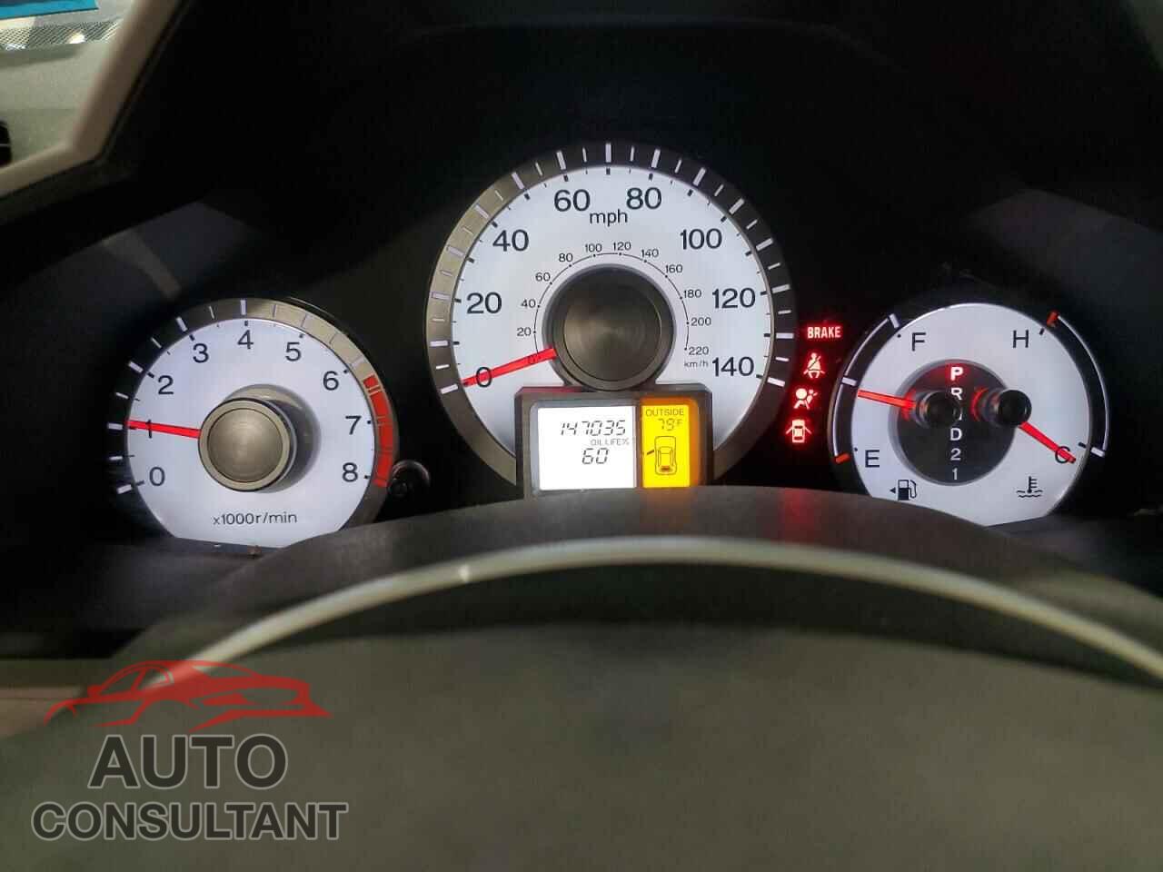 HONDA PILOT 2011 - 5FNYF4H59BB065197