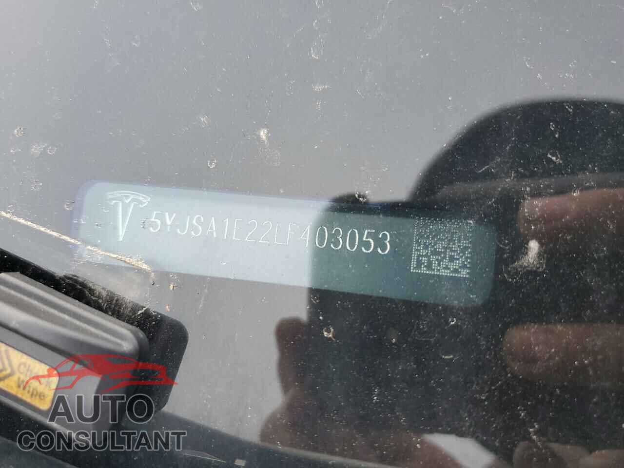 TESLA MODEL S 2020 - 5YJSA1E22LF403053