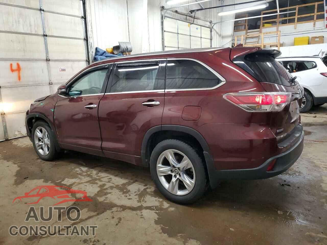 TOYOTA HIGHLANDER 2016 - 5TDDKRFH0GS350281