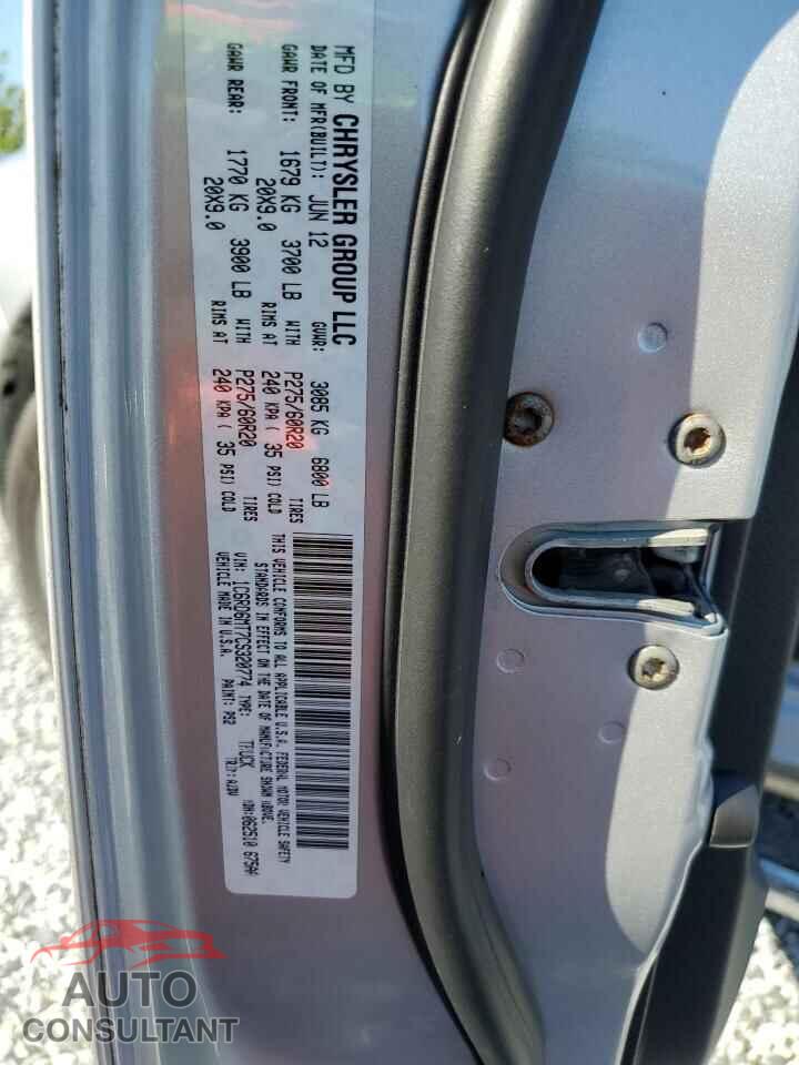 DODGE RAM 1500 2012 - 1C6RD6MT7CS320774
