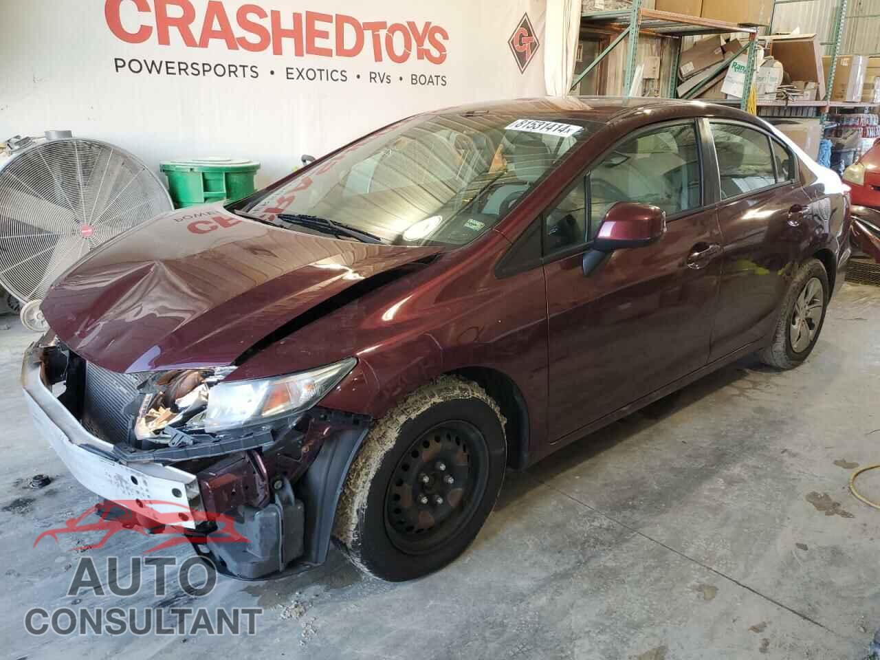 HONDA CIVIC 2013 - 19XFB2F5XDE066247