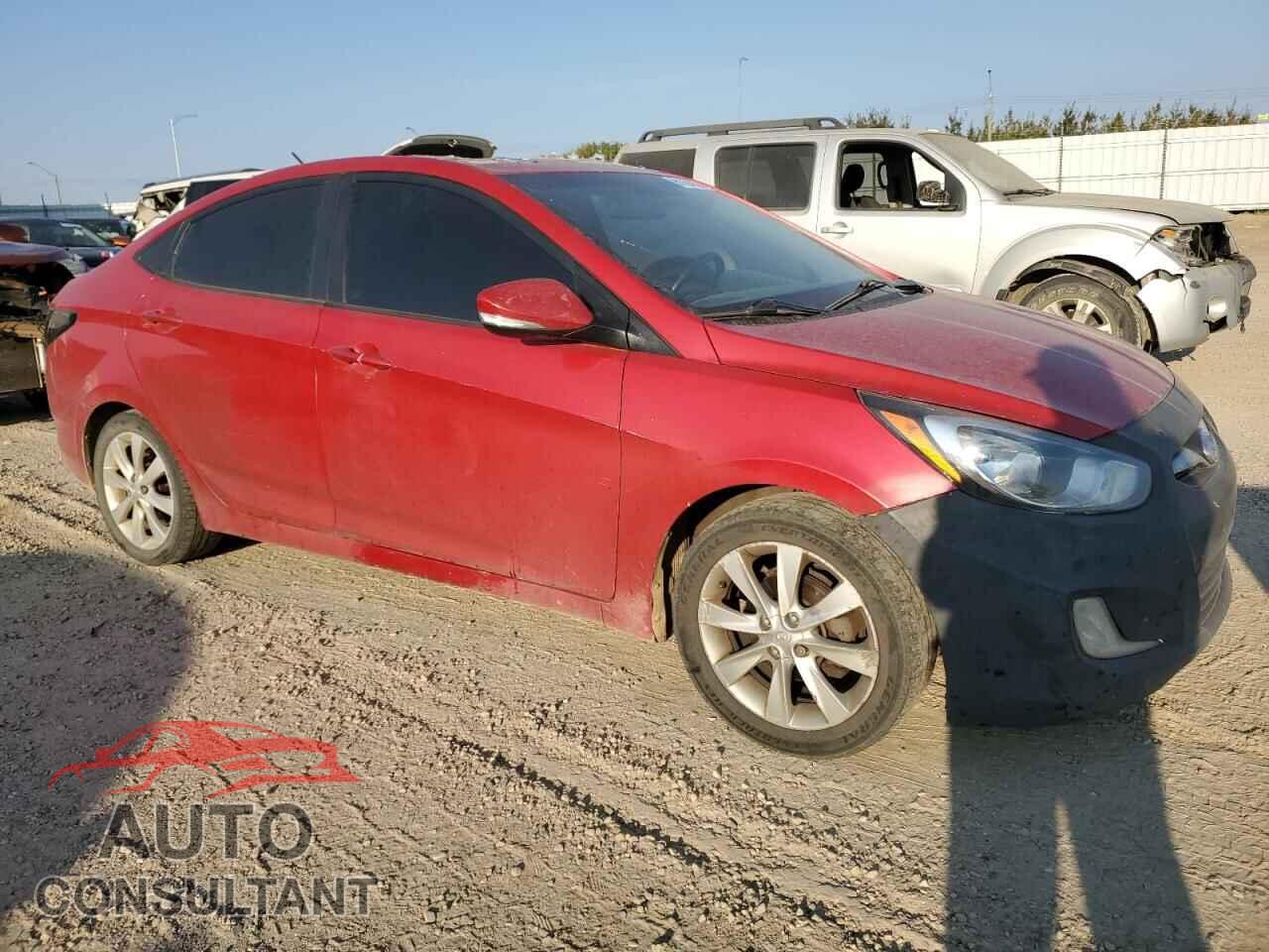 HYUNDAI ACCENT 2013 - KMHCU4AE1DU291640