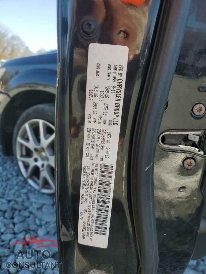 DODGE JOURNEY 2012 - 3C4PDCBG3CT144471