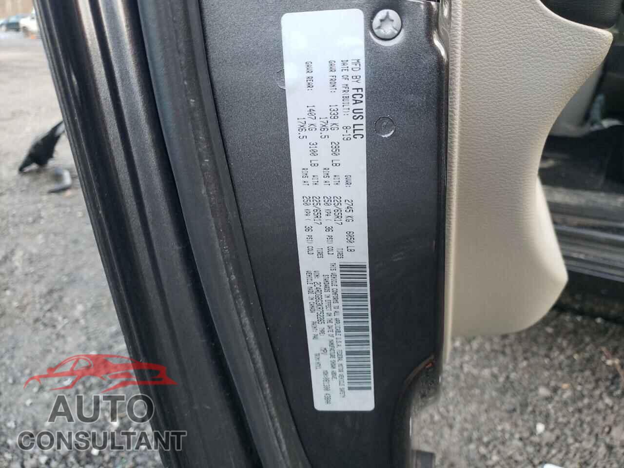 DODGE CARAVAN 2019 - 2C4RDGBG3KR752265
