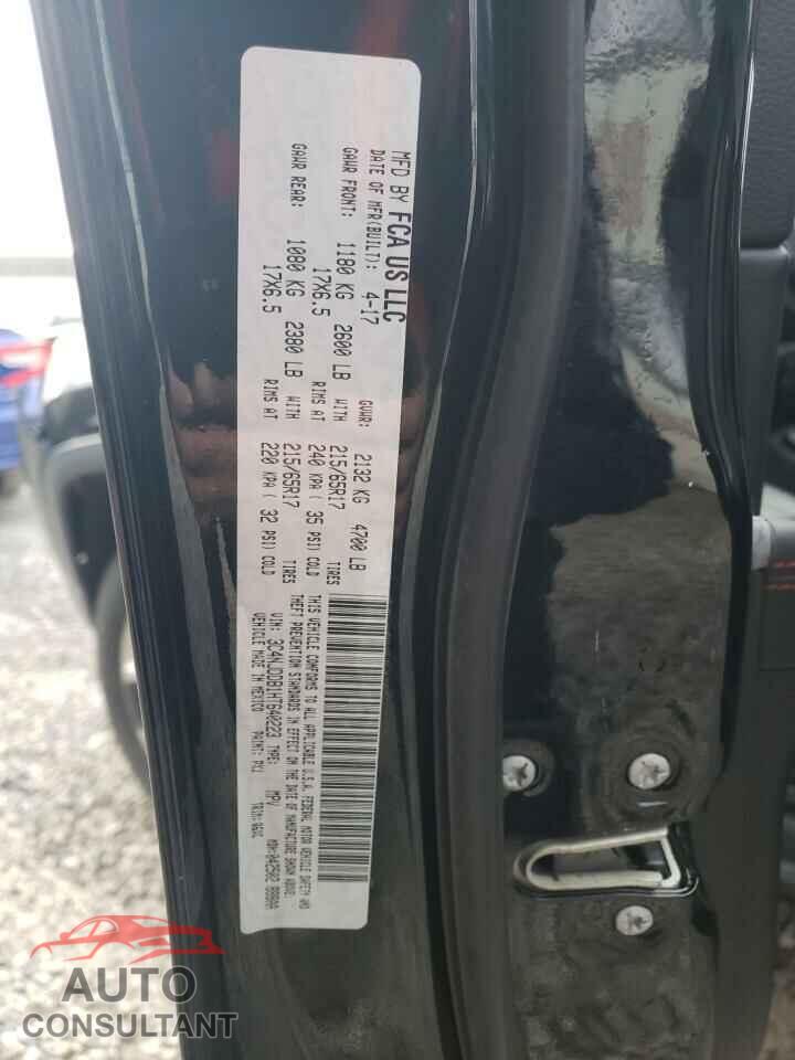 JEEP COMPASS 2017 - 3C4NJDDB1HT640223