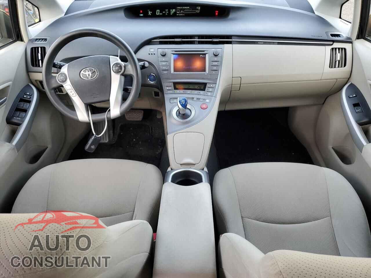 TOYOTA PRIUS 2012 - JTDKN3DU3C5476436