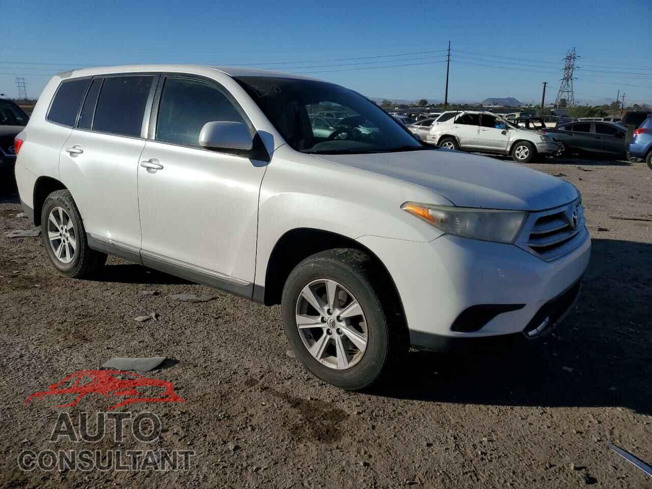 TOYOTA HIGHLANDER 2013 - 5TDZA3EH8DS042844