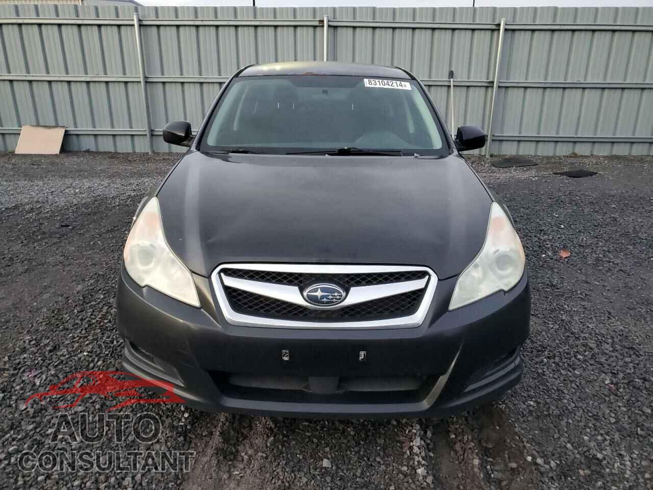 SUBARU LEGACY 2011 - 4S3BMGA62B3242394