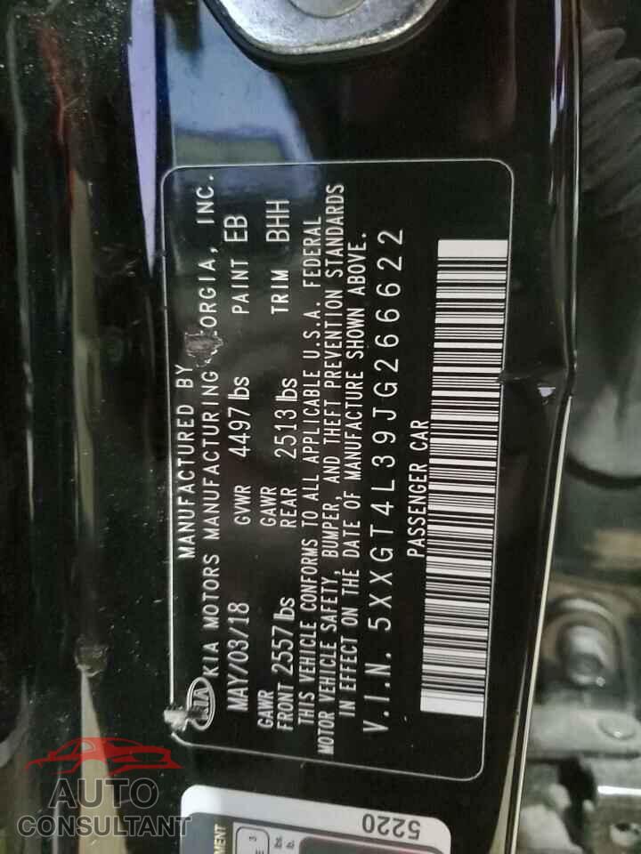KIA OPTIMA 2018 - 5XXGT4L39JG266622