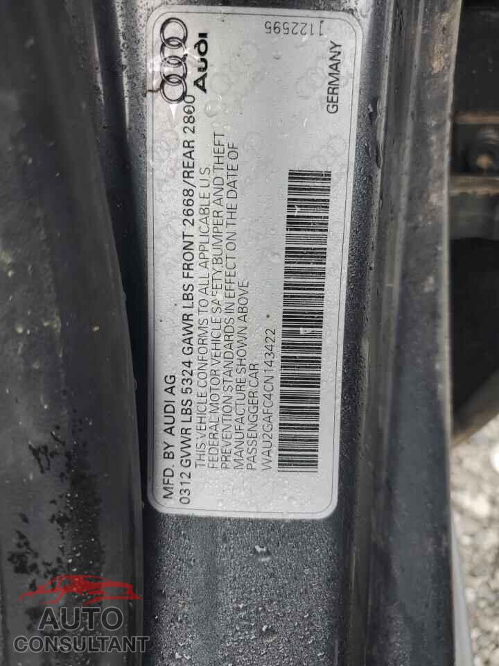 AUDI A7 2012 - WAU2GAFC4CN143422