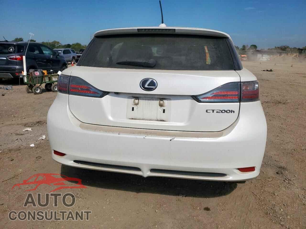 LEXUS CT 200 2012 - JTHKD5BH6C2116906