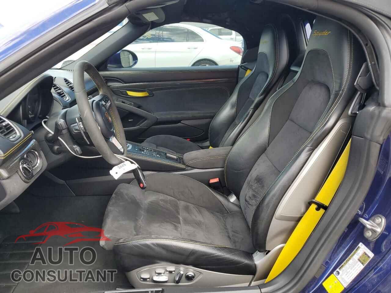 PORSCHE BOXSTER 2021 - WP0CC2A8XMS240221